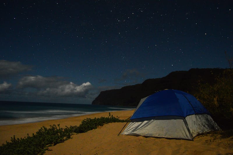 Camping at Polihale State Park