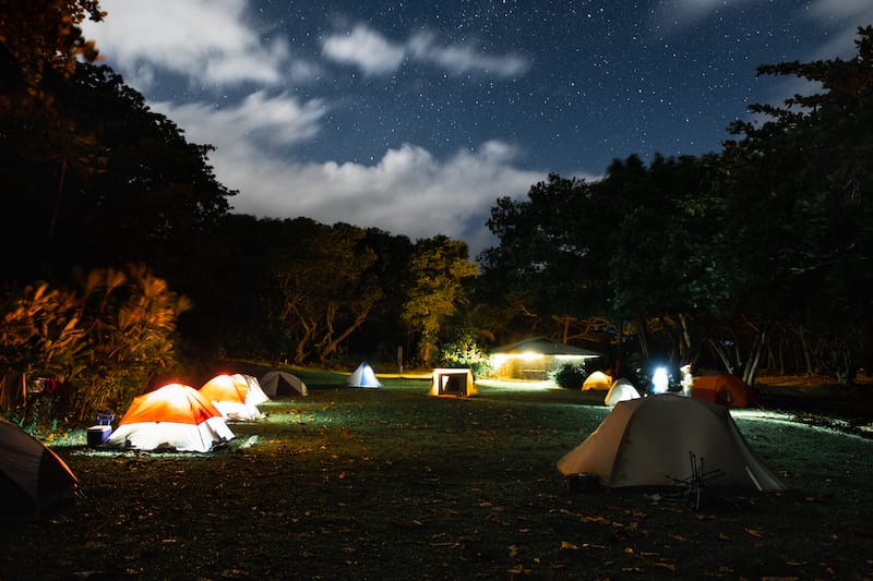 Camping in Wai'anapanapa State Park