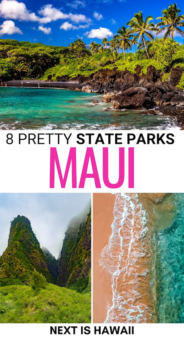 Looking to find beautiful places in Maui? These Maui state parks are spectacular and are a great addition to your island itinerary. Learn more here! | State parks in Maui | Places to visit in Maui | Maui beaches | Maui hiking | Maui hikes | Things to do in Maui | Maui nature | Maui waterfalls | What to do in Maui | Maui things to do | Maui attractions | Maui landmarks | Maui itinerary