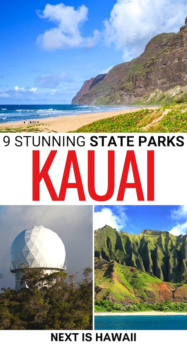 Looking for some amazing state parks in Kauai for your trip itinerary? We discuss all Kauai state parks in the post and why you should visit each! | Places to visit in Kauai | Things to do in Kauai | Best state parks on Kauai | Kauai itinerary | Visit Napali Coast | Things to do in Waimea Canyon