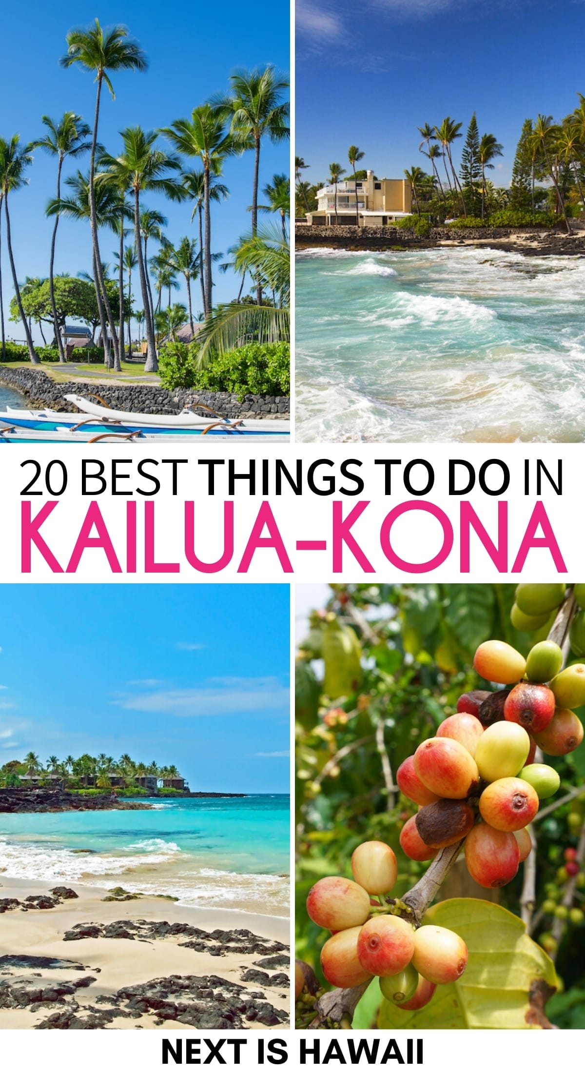 Are you looking for the best things to do in Kona, Hawaii? This guide details the best Kona attractions, places to eat, and much more! Click for more! | Kona things to do | What to do in Kona | Things to do Big Island | Kona landmarks | Kona museums | Kona beaches | Kailua-Kona things to do | Places to visit Big Island | Kona itinerary | Kona cafes | Kona hiking | Kona restaurants