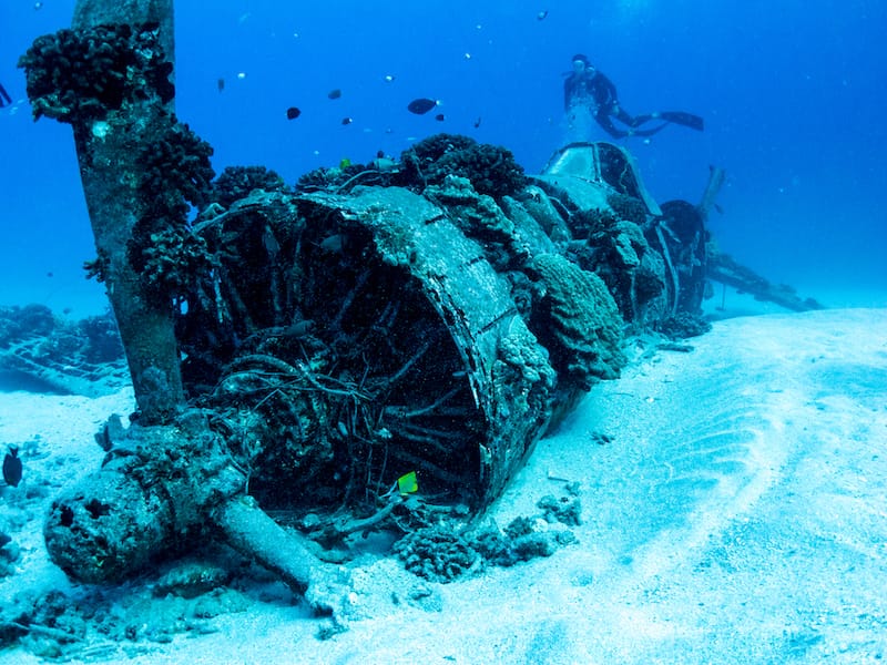 Corsair Wreck Dive Site