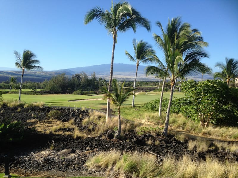 Golfing in Waikoloa