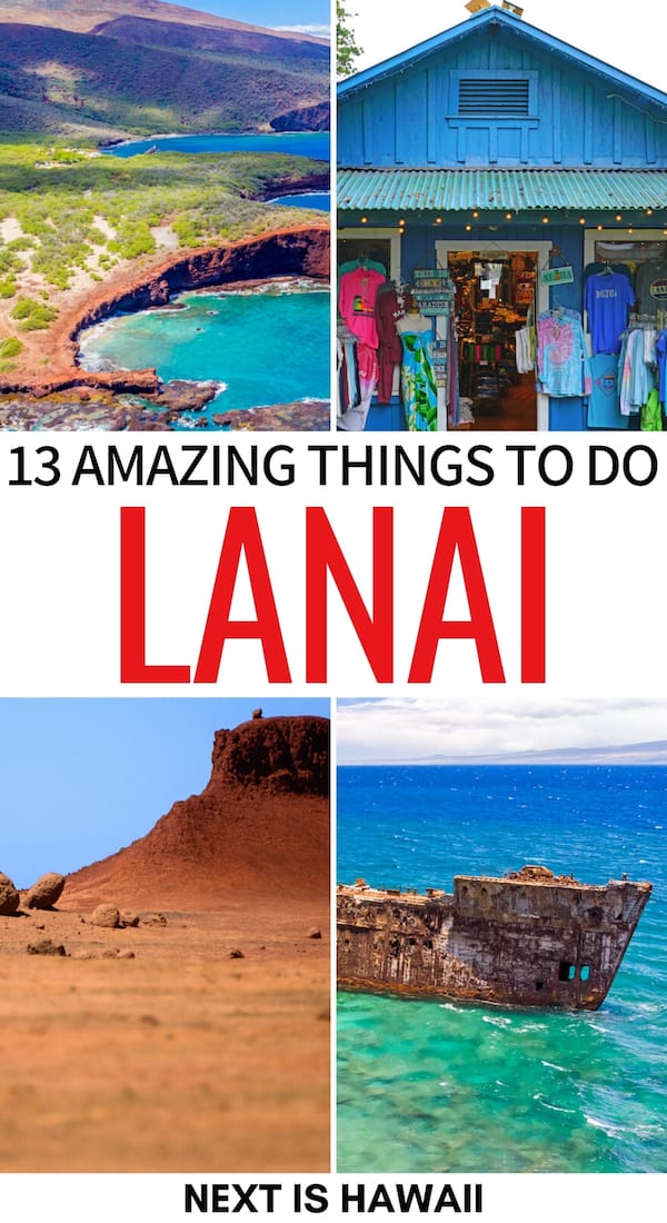 There are so many things to do in Lanai - one of the lesser-known Hawaiian Islands. This is a guide to the best Lanai attractions, adventures, and more! | What to do in Lanai | Lanai things to do | Lanai trip | Lanai itinerary | Places to visit in Lanai | Hiking in Lanai | Lanai trails | Lanai travel | Day trip to Lanai from Maui