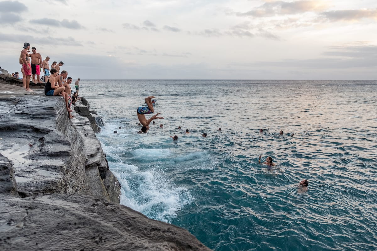 China Walls Cliff Jump - Larry Zhou - Shutterstock