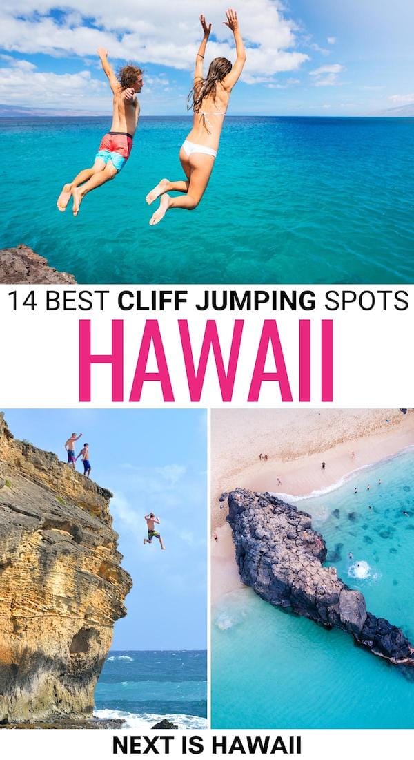 Searching for the best places to go cliff jumping in Hawaii? This guide has you covered - from the best places for cliff jumping in Oahu to the Big Island! | Hawaii cliff jumping | Cliff Jumping Big Island | Cliff jumping Maui | Oahu cliff jumping | Cliff jumping spots in Hawaii | Cliff jumping rituals in Hawaii | Hawaii cultural traditions | Things to do in Hawaii