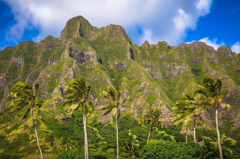 Ho'omaluhia Botanical Garden on Oahu