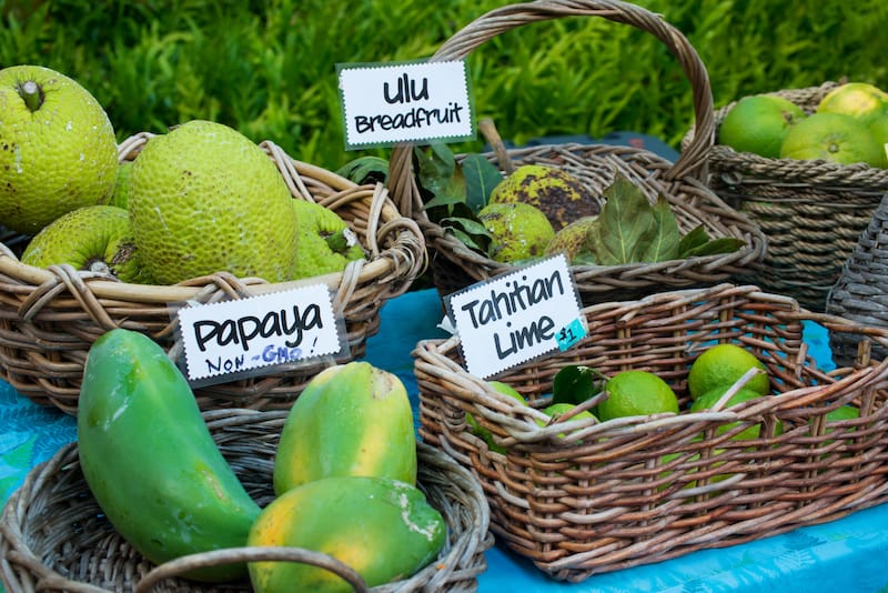 Produce from Kauai