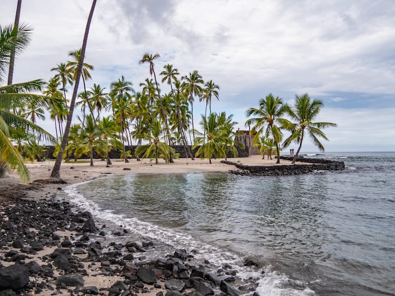 Two Step Beach in Kona