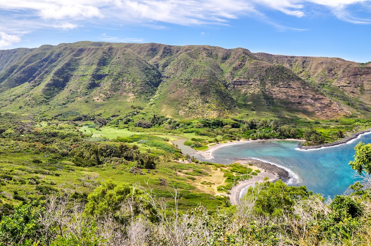 Overlooking Halawa Beach Park