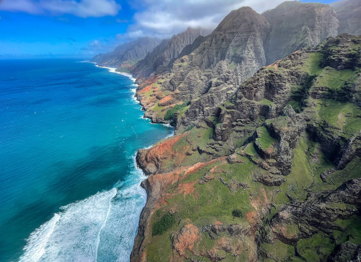 Nā Pali helicopter tour was worth every penny!