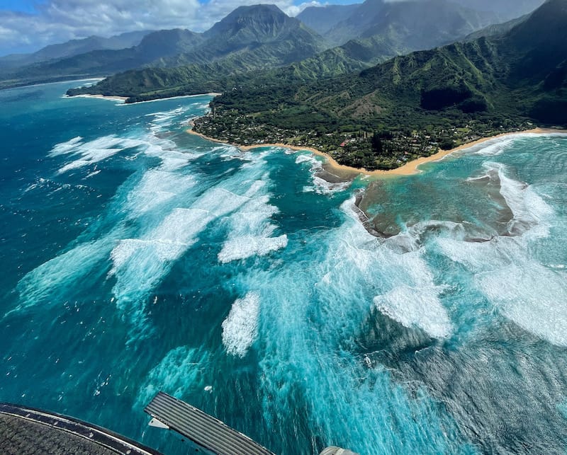 North Shore winter swells on Kauai