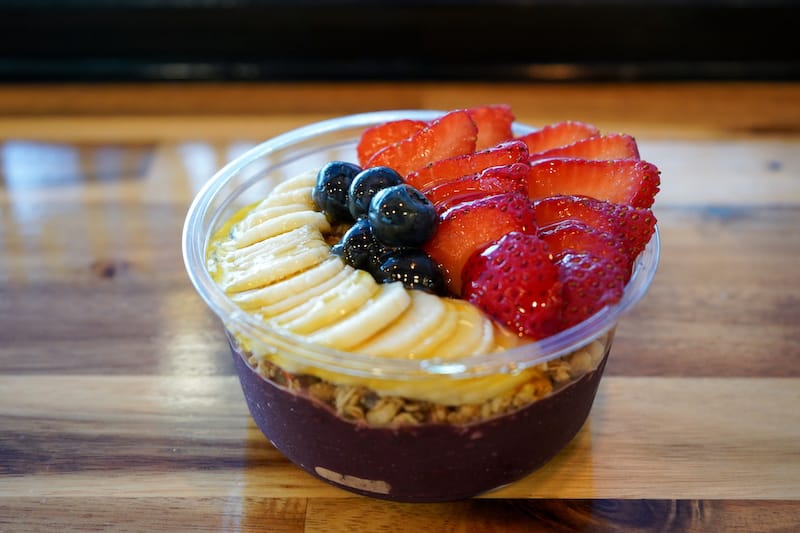 Acai bowl in Honolulu at Tropical Tribe