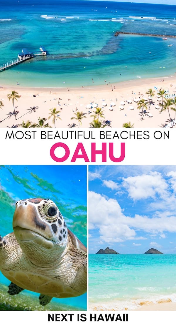 Looking for the best beaches on Oahu? This guide shows you a list of the top Oahu beaches - from snorkeling spots to surf meccas (and more!). Map included! | Surfing Oahu | Sunset Beach Oahu | North Shore beaches | Beaches in Hawaii | Hawaii beaches | Waikiki Beach | Honolulu beaches | Beach parks Oahu | Swimming in Oahu | Oahu snorkeling | Oahu best beaches | Things to do in Oahu | Places to visit Oahu
