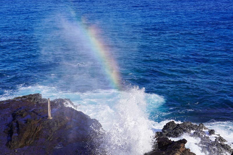 Halona Blowhole on Oahu