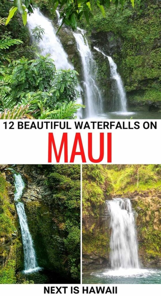Are you looking for the best waterfalls in Maui? This Maui waterfalls guide details some of the most famous waterfalls on the island (including Maui waterfall hikes) for you to add to your itinerary. Click here for more! | Waterfalls on Maui | Waterfall hikes on Maui | Waterfall hikes in Maui | Hawaii waterfalls | Maui itinerary | Things to do in Maui | Maui what to do | places to visit in Maui | Hawaii waterfall hikes | Hawaii best waterfalls | Road to Hana waterfalls
