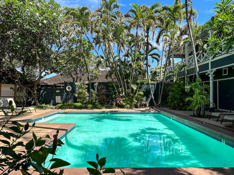 The pool at the Pioneer Inn where I stayed on my last trip!