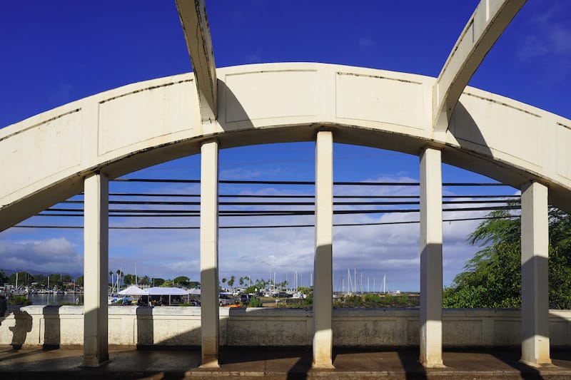 Rainbow Bridge in Haleiwa