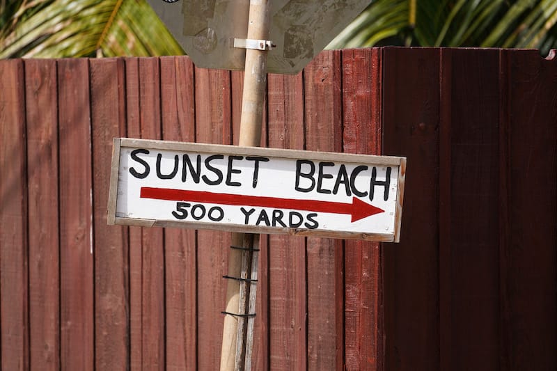 Sunset Beach on the North Shore