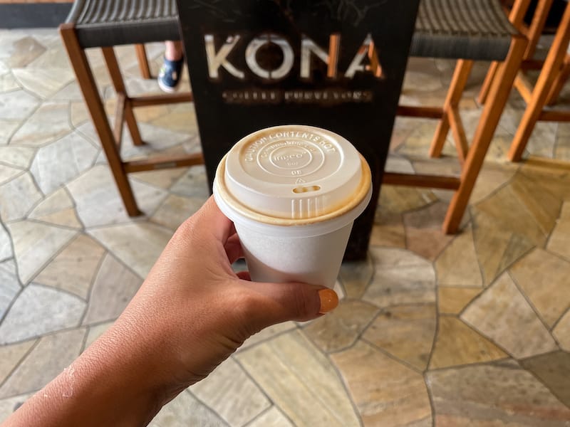 Kona coffee in Hawaii