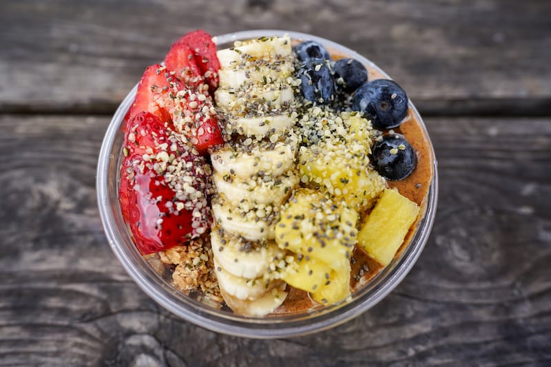 Acai bowl on the North Shore