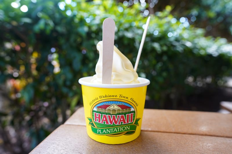 Dole Whip at the Dole Plantation