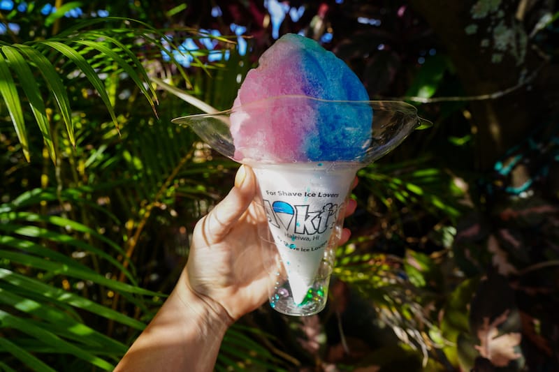 Shave ice in Hawaii