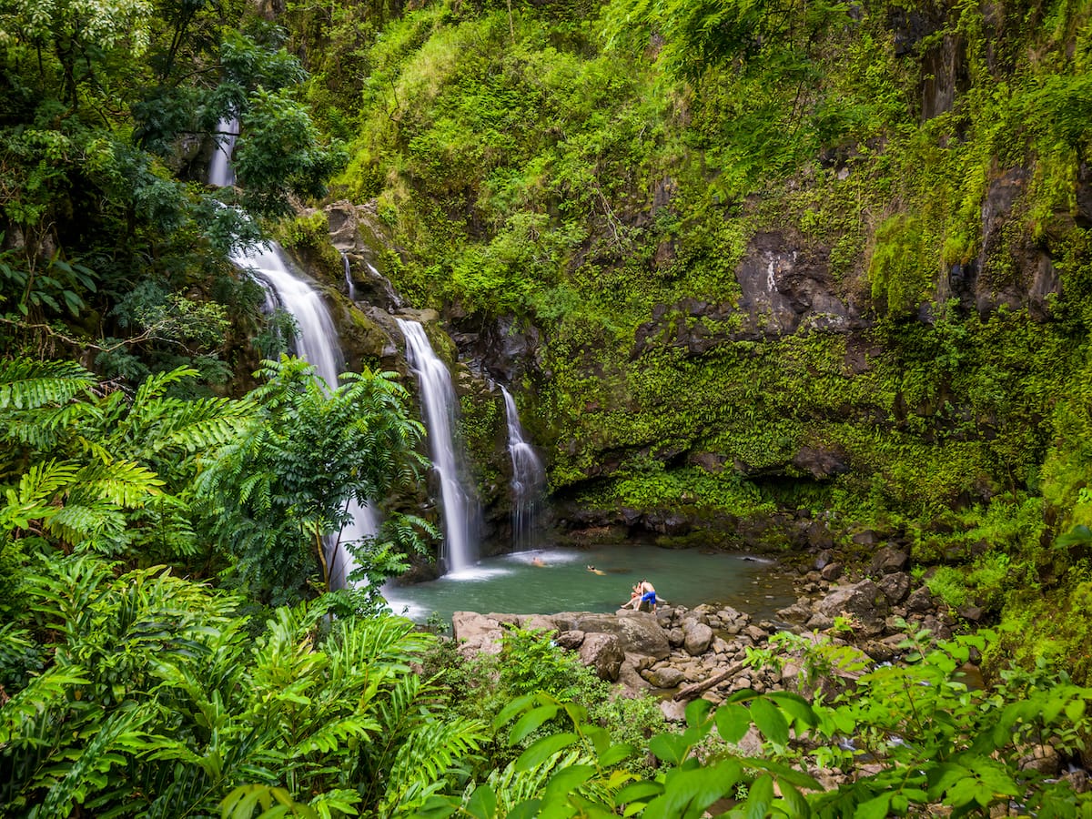 waterfall tours maui hawaii