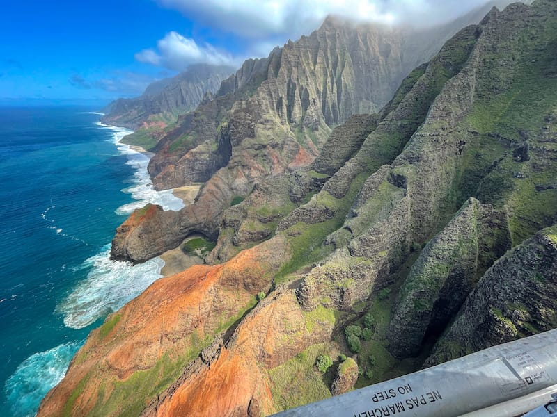Doors off helicopter ride in Kauai
