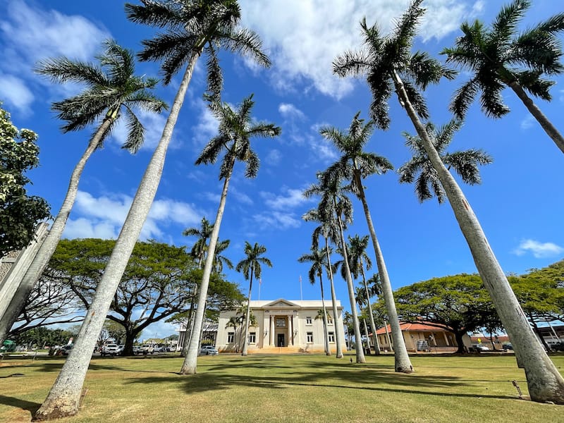 Downtown Lihue on Kauai