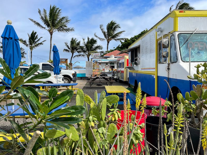 Food trucks in Kapaa, Kauai