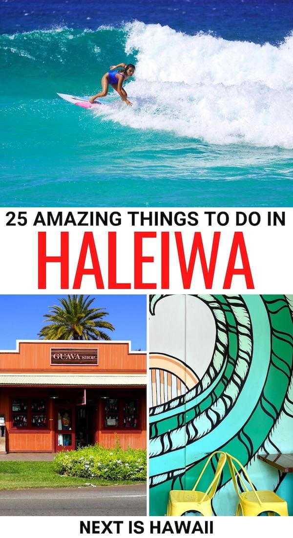 Are you searching for the best things to do in Haleiwa on the North Shore of Oahu? This guide contains the top attractions, beaches, food, and so much more! | Haleiwa things to do | Things to do on the North Shore | North Shore things to do | Places to visit in Haleiwa | Places to visit on the North Shore | Haleiwa beaches | North Shore beaches | Haleiwa tours | Haleiwa food | Haleiwa museums | Haleiwa itinerary | Honolulu to Haleiwa | Haleiwa day trip | What to do in Haleiwa