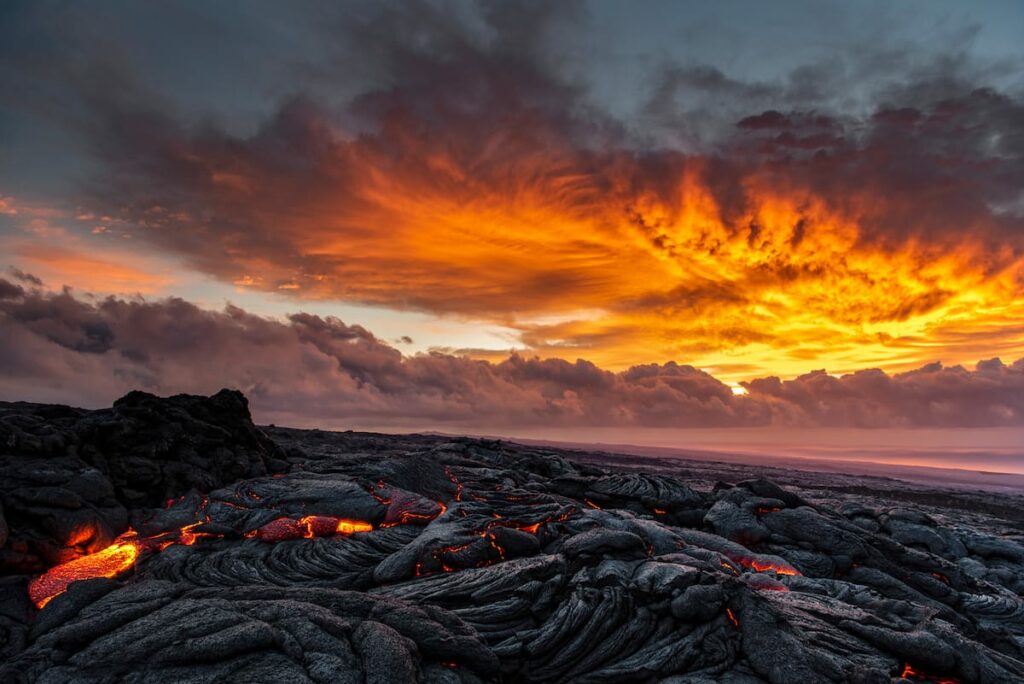 Sunrise at Hawaii Volcanoes National Park
