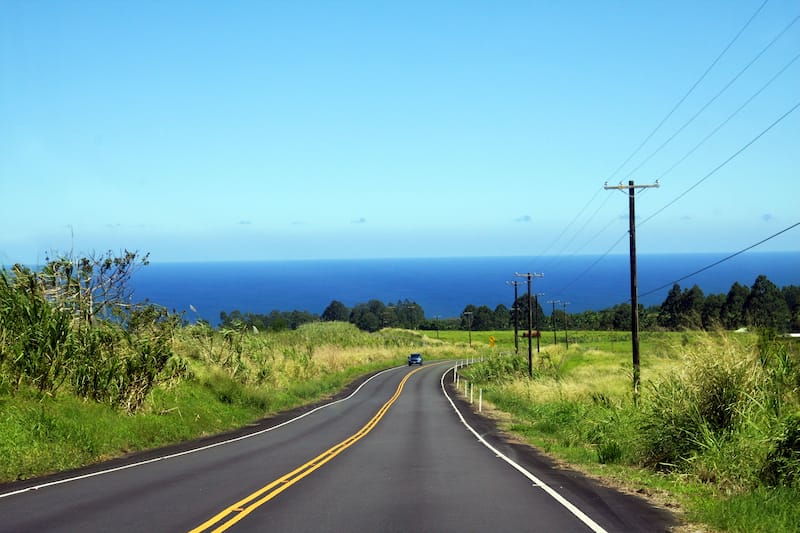 Driving around the Big Island