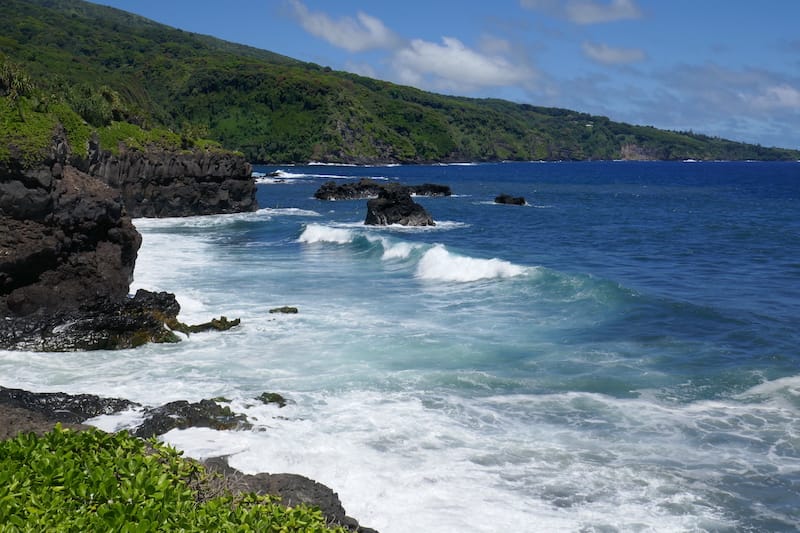 View from near Seven Sacred Pools