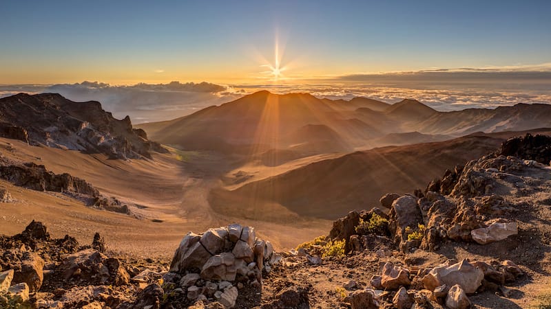 Haleakala Crater ata sunrise