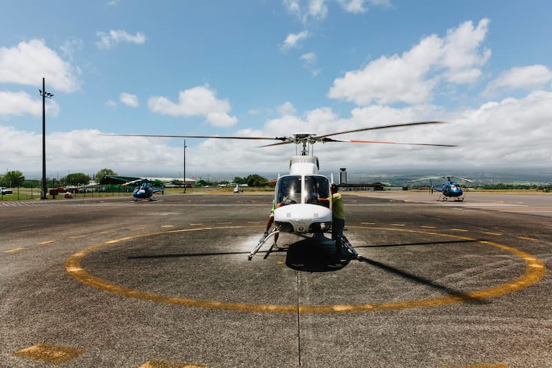 Helicopter tours on the Big Island