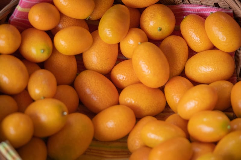 Kumquats at a Hawaiian farmers' market
