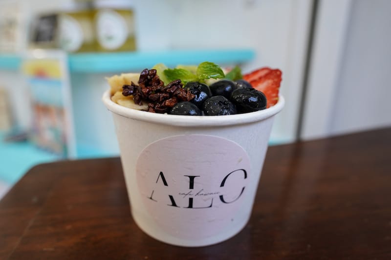 Lilikoi bowl at ALO in Honolulu