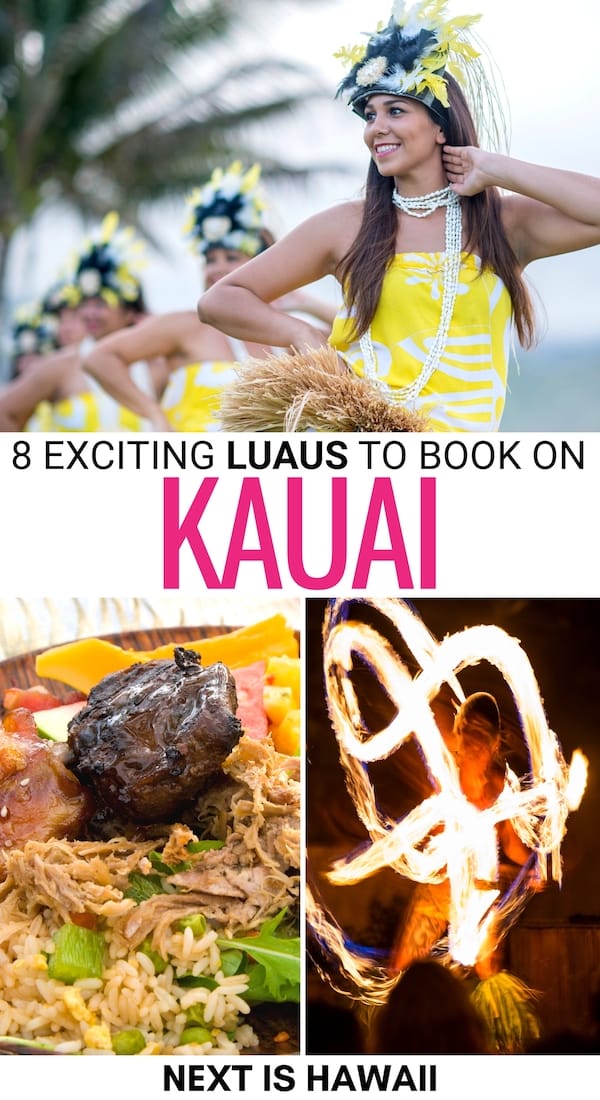 Are you looking for the best luaus in Kauai? This Kauai luaus guide covers the top fire shows, hula dancing, and cultural events (and includes useful tips)! | Things to do in Kauai | Hawaiian culture Kauai | Kauai culture | Fire shows on Kauai | Hula dancing Kauai | Kauai travel tips | what to do in Kauai