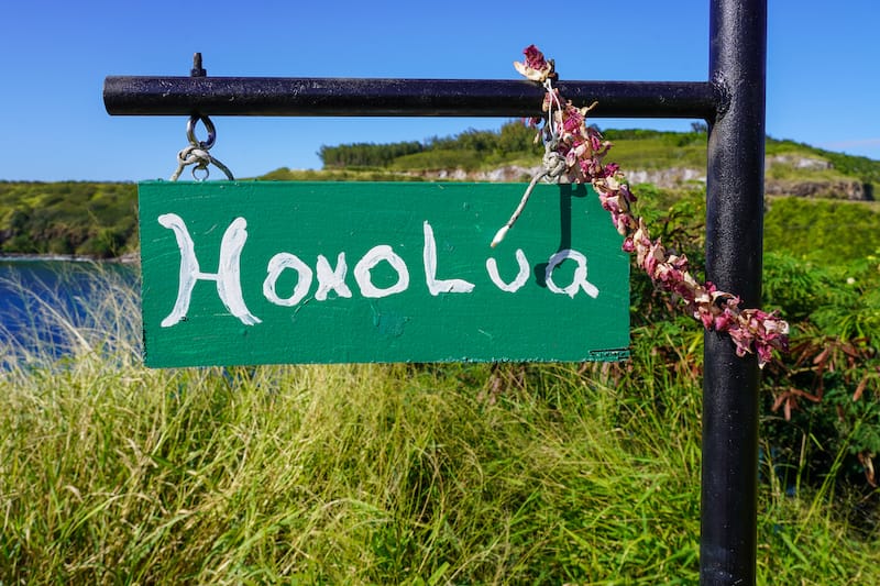 Overlooking Honolua Bay