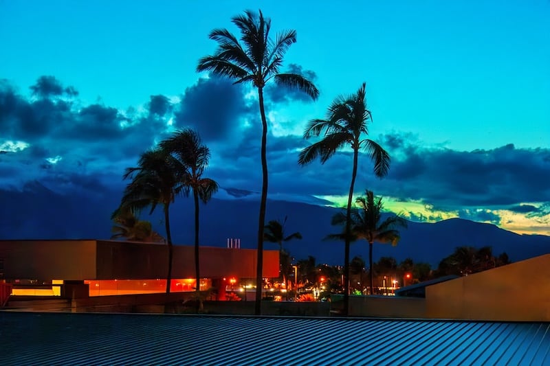 Arrival view from Kahului Airport